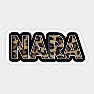 Awesome Proud Name Nara Pattern Retro Anime Sticker